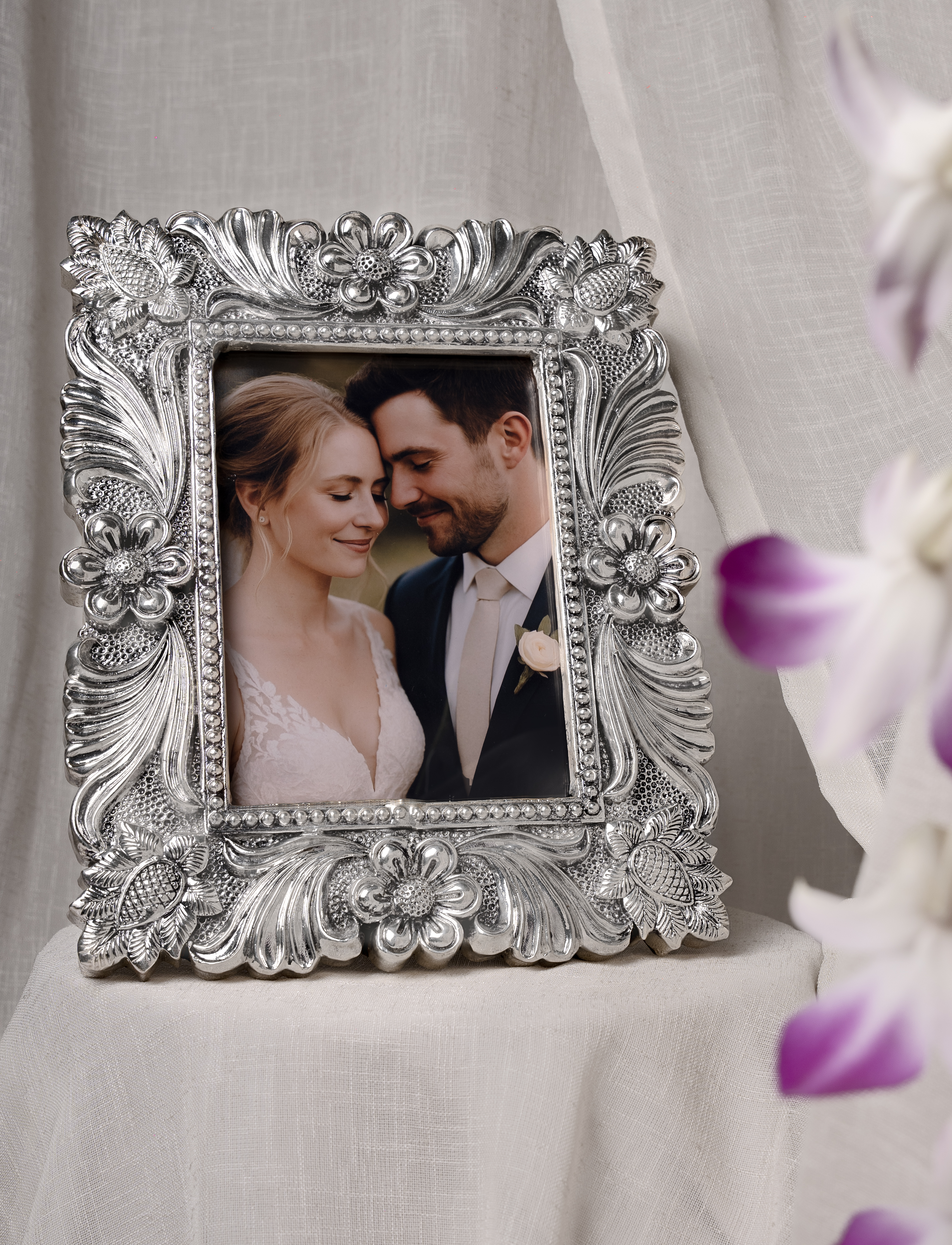 Florentique Silver Frame