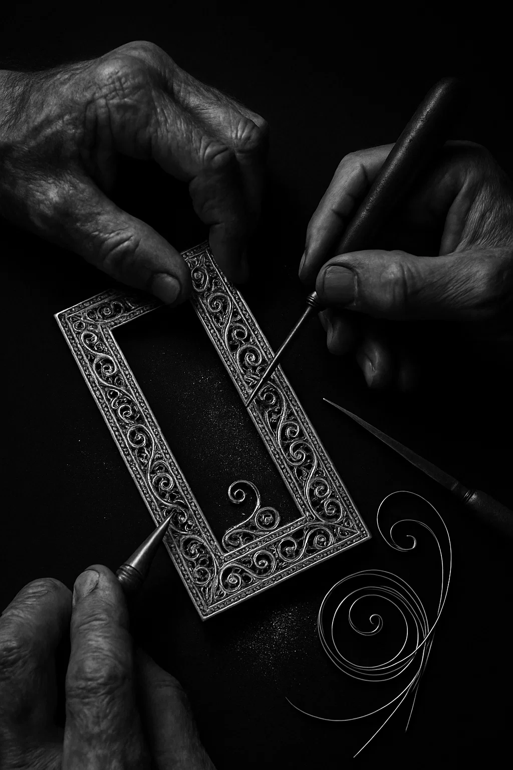 Silver crafting process - Ancestral Techniques
